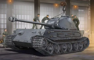 Produktbild von Hobby Boss German VK4502 (P) Hinten 1:35, 82445