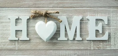 Produktbild von Leinwandbild - Motiv: Home - 33 x 70cm