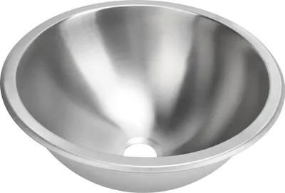 Obrázek produktu pro 12palcový kulatý dřez pro karavany, nerezová kuchyňská a koupelnová umyvadla z nerezové oceli 304 s 40mm odtokem pro lodě, karavany a obytná vozidla