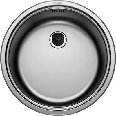 Produktbild von BLANCO RONDOSOL, Aufsatzwanne, Kreis, Edelstahl, Edelstahl, 1 Becken, Kreis
