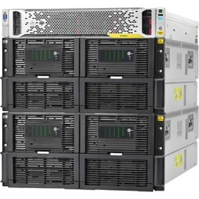 Produktbild von HPE StoreOnce 4900 60TB Backup Base System, 60 TB, HDD, Serial Attached SCSI (SAS), 3.5", Rack (7U), Schwarz, Edelstahl