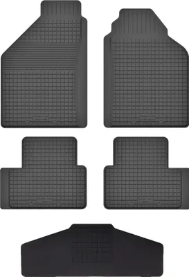 Produktbild von Gummi Fußmatten Set Für: Mitsubishi  Eclipse Iii (1999-2006) Gummimatten Schwarz