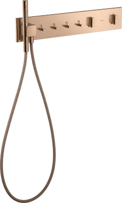Produktbild von Thermostatmodul AXOR ShowerComposition UP 610 / 110 4 Verbr polished red gold polished red gold