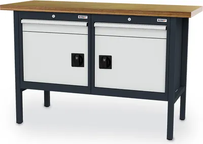 Image de WS24 Établi à caisson L x P x H 1 500 x 600 x 960 mm - WS24-100135