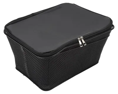Image de Panier de vélo grande capacité 20L - Grille en métal - Housse imperméable