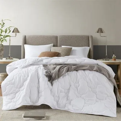 Produktbild von Famanu Bettdecke 200 x 200 cm - Ganzjahresdecke, 300 g/m², atmungsaktiv, allergikerfreundlich,  Standard 100