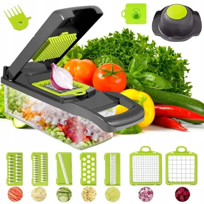 Produktbild von Pronett Multifunktions-Küchenreibe 22-in-1 Gemüseschneider