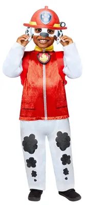 Paw Patrol Deluxe Kostüm Marshall, 3-4 Jahre, Braun/Blau