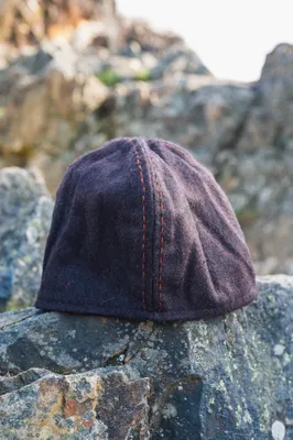 Produktbild von Wikinger Kappe aus Wolle - Braun S/M
