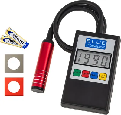 Image de MGR-11-S-AL : Mesureur d'épaisseur pour automobile | Appareil de mesure d'épaisseur de peinture pour carrosseries en acier et en aluminium | Appareil de mesure de peinture avec sonde plate sur le câble | Testeur de peinture avec affichage des mesures