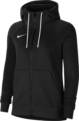 Produktbild von Nike Damen Nk Flc Park20 Fz Hoodie Sweatshirt, Black/White/White, L EU