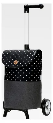 Produktbild von Einkaufstrolley - Shopper Fun Duko schwarz 36 L modern, wasserabweisend, Aluminium, ergonomischer Griff, leicht