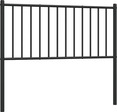 Produktbild von vidaXL Ersatz-Kopfteil Metall Schwarz 100 cm