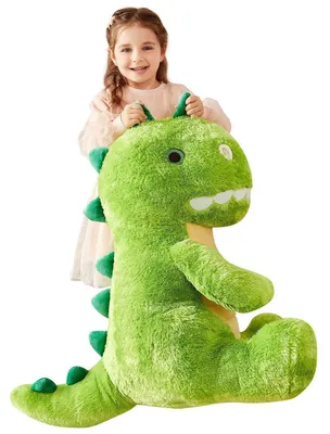 Image de Grand dinosaure en peluche, 60 cm, idéal comme cadeau pour les enfants