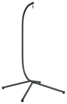 Produktbild von vidaXL Gestell für Hänge-Ei-Sessel ohne Korb Anthrazit Stahl (Nur Standfuß)