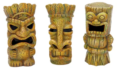 Productafbeelding van Aquariumdecoratie Tiki-figuur van Kunstharz, 10,2 cm