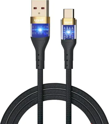 Obrázek produktu pro iggual IGG319994, 1 m, USB A, USB C, USB 2.0, 480 Gbit/s, Černá