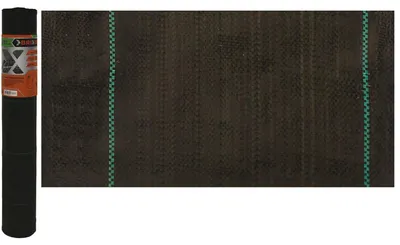Image de Toile de paillage anti-mauvaises herbes pour cultures BRIXO noire et verte - 100 m. Noir