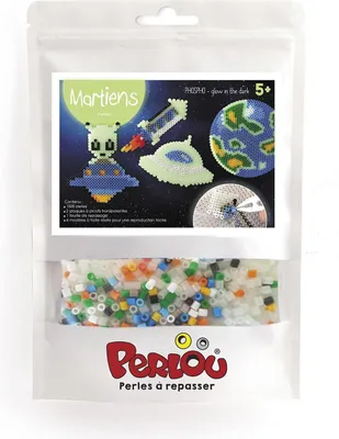 Obrázok produktu pre Zažehľovacie korálky - marťanské fosforeskujúce