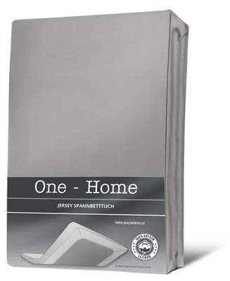 Produktbild von Jersey Spannbettlaken Spannbetttuch Baumwolle 90x200 140x200 180x200 & Topper..., Größe:70 x 140 cm Kinderlaken, Farbe:Silber