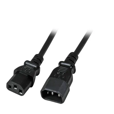 Productafbeelding van EFB EK503.5 EFB Kaltgeräteverl. C14 180°-C13 180°,sw,5.0m,3x1.00mm