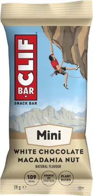 Image de Barre énergétique - Mini barres au chocolat blanc et aux macadamia, 28g, paquet de 10