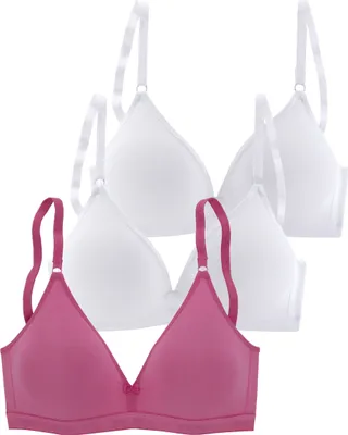 Produktbild von PETITE FLEUR Bralette-BH pink+weiß+weiß Größe 85 B