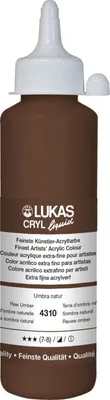 Obrázek produktu pro Lukas Cryl Liquid Akrylová barva Raw Umber 250 ml 1 ks