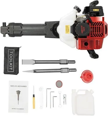Produktbild von Benzinbetriebener Sloophammer 1900W - 52cc 2-Takt-Betonbrecher für Stein- und Erdarbeiten