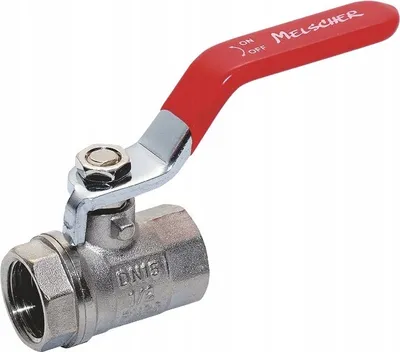 Obrázok produktu pre Guľový ventil na vodu W-W s rukoväťou a 1/2" škrtiacou klapkou