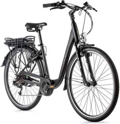 Produktbild von 28 Zoll E-Bike Leader Fox Park City Elektro Fahrrad 7 Gang LG 12,8 Ah / 460,8 Wh Anthrazit RH 42cm