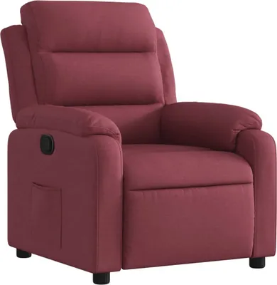 Immagine prodotto di vidaXL Poltrona relax in tessuto rosso vino
