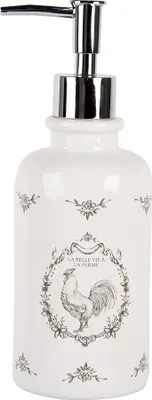 Immagine prodotto di Dosatore di sapone Clayre & Eef 350 ml Rubinetto in Vetroceramica bianca