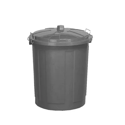 Produktbild von alpfa 800-152 Tonne „Hugo” 50 Liter, Kunststoff, Ø 44 cm, H 55 cm (Farbe zufällig, 1 Stück)