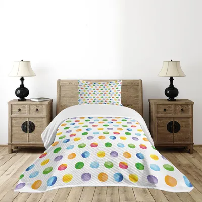 Obrázok produktu pre ABAKUHAUS Akvarelová sada prikrývok, abstraktný štetec, škvrny, geometrický vzor, zašpinené pozadie, 170 x 220 cm, viacfarebné