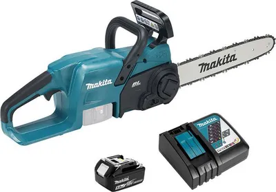 Produktbild von Makita DUC 357 RTX3 Akku Kettensäge 18 V 35 cm Brushless + 1x Akku 5,0 Ah + Ladegerät
