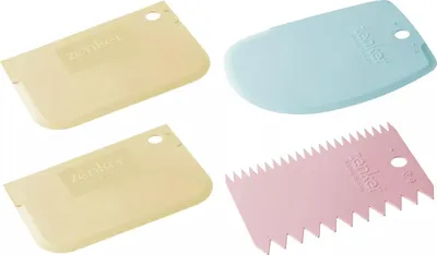 Image de ZENKER Teigschaberset 2-tlg., Form und Farben sortiert