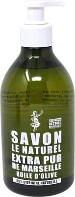 Produktbild von Lascad Flüssigseife Olivenöl 500ml, Sanfte Pflege für Hände, Gesicht & Dusche, ideal für sensible Haut, ohne Farbstoffe & Parabene, nachhaltig