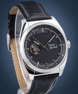Produktbild von Pierre Ricaud Automatik Herrenuhr Open Heart