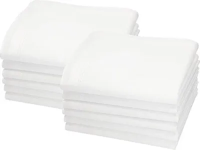 Imagen del producto de Juego de pañuelos de bolsillo para hombre Unyqoos® – Modelo Leo 5, diseño 4, 100% algodón peinado, 40 x 40 cm, lavable a 60°C, apto para secadora