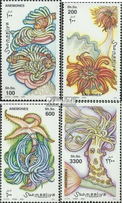 Produktbild von Briefmarken Somalia 2000 Mi 798-801 (kompl.Ausg.) postfrisch Hohltiere