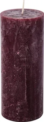 Immagine prodotto di Candela rustica 17 cm rosso scuro, IHR