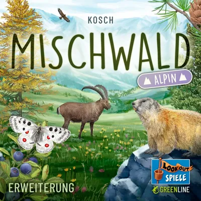 Zdjęcie produktu dla Lookout Games Mischwald Alpin, Rozszerzenie do gry karcianej, 10 lat(a), 60 min