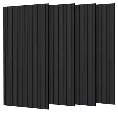 Imagen del producto de Paneles acústicos autoadhesivos, juego de 4 unidades, 120x60x0,9 cm, para aislamiento acústico de paredes