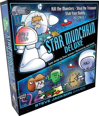 Produktbild von Star Munchkin Deluxe - Kartenspiel - ENG Edition