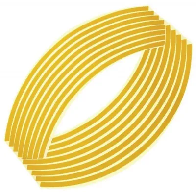 Obrázek produktu pro APT Reflexní pásky na kolo - žluté
