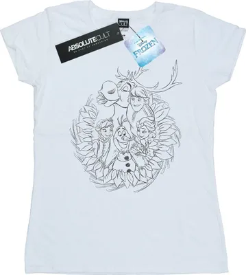 Produktbild von Disney - "Frozen Friends" T-Shirt für Damen BI22040 (S) (Weiß)