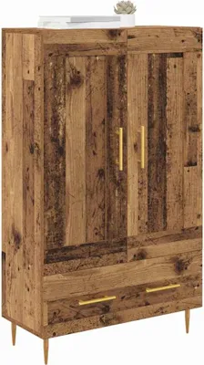 Obrázek produktu pro vidaXL Highboard old wood 69,5 x 31 x 115 cm materiál na bázi dřeva