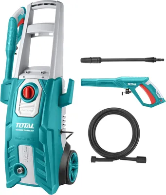 Immagine prodotto di Idropulitrice – Motore da 1800 Watt – Pressione massima di 150 bar – Include tubo flessibile da 5 metri