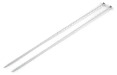 Stricknadel gerade 35mm Aluminium Stärke 4,5mm